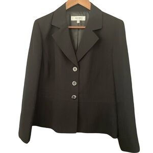 Jones Studio Classic peplum cut Black Jacket